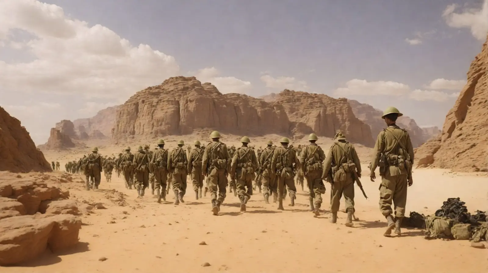 British Peacekeeping Troops - Wadi Run 1946